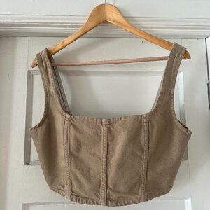 Mara Hoffman Denim Top - Size 8